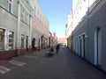 Poland, Leszno - the WolnoÃâºci Street in Leszno Town.